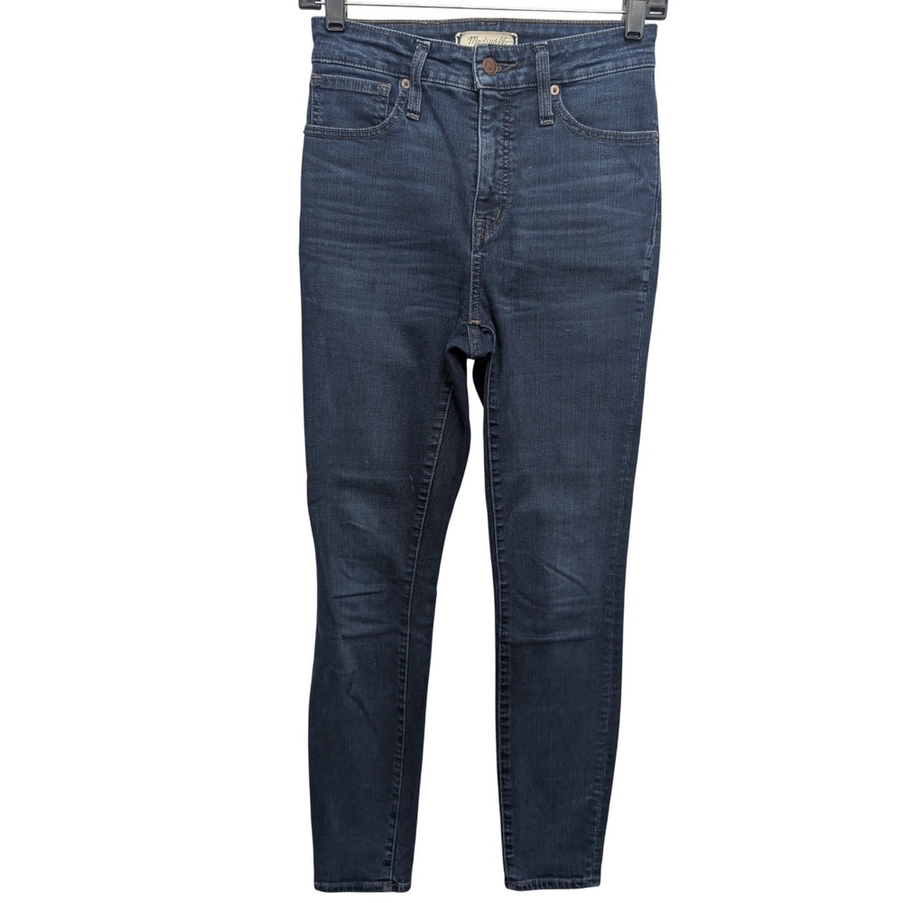 Madewell Curvy High-Rise Skinny Jeans Women 25 Dark Wash Denim Pants